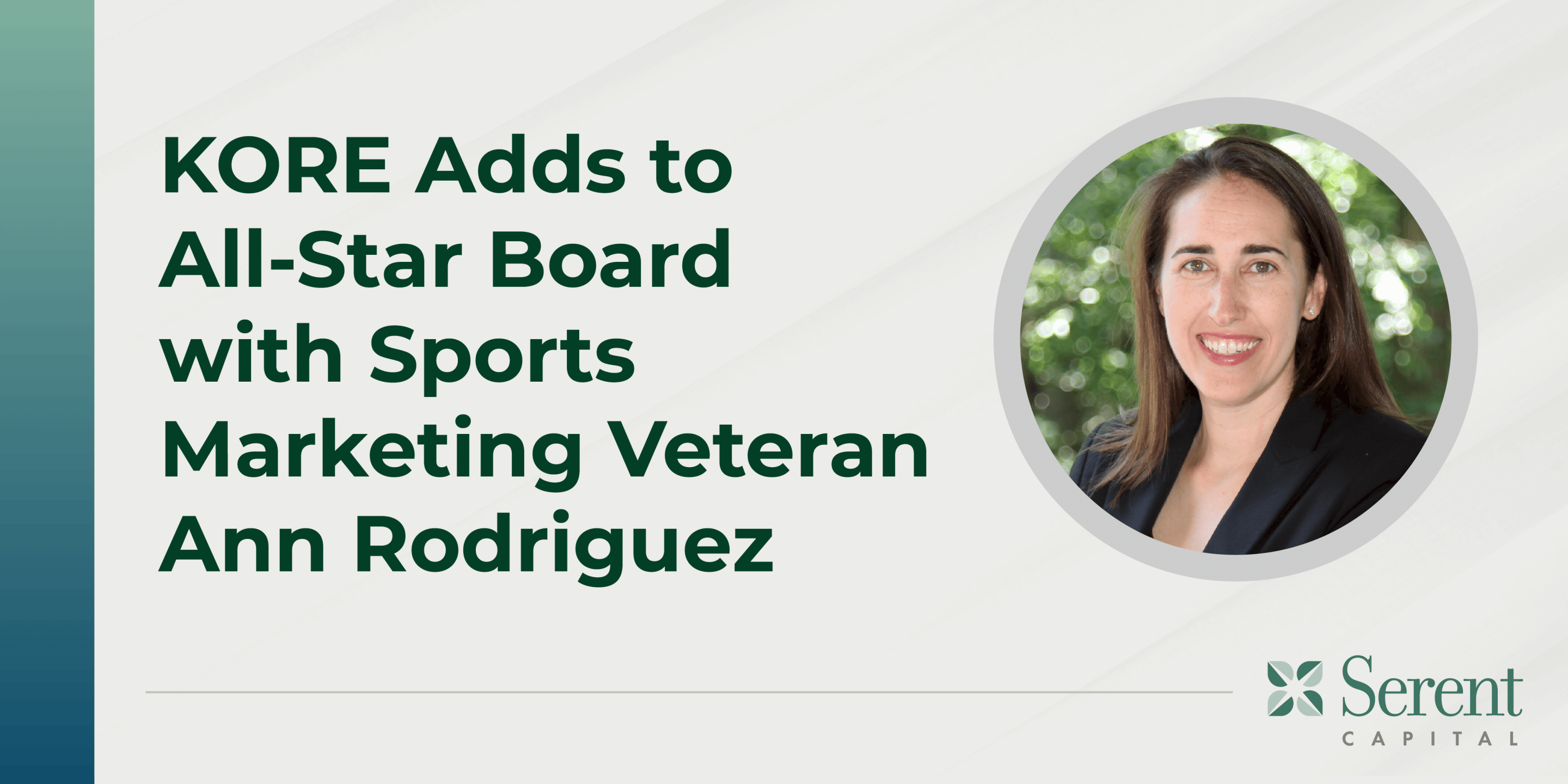 KORE Software Adds to All-Star Board with Sports Marketing Veteran Ann Rodriguez